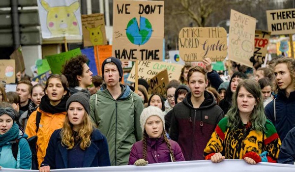 Manifestación contra el cambio climático